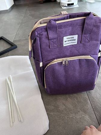 Wickelrucksack mit Bett
