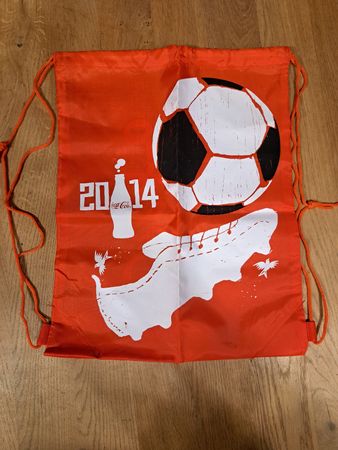 Turnbeutel Coca-Cola 2014 Fussball WM neu