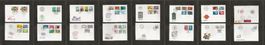 Schweiz 16 FDC 1983 bis 1988