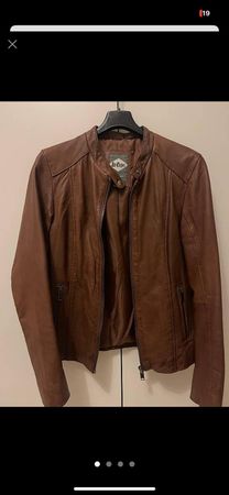Lee Cooper Brown Leather Jacket - Small - Perfect Autumn!
