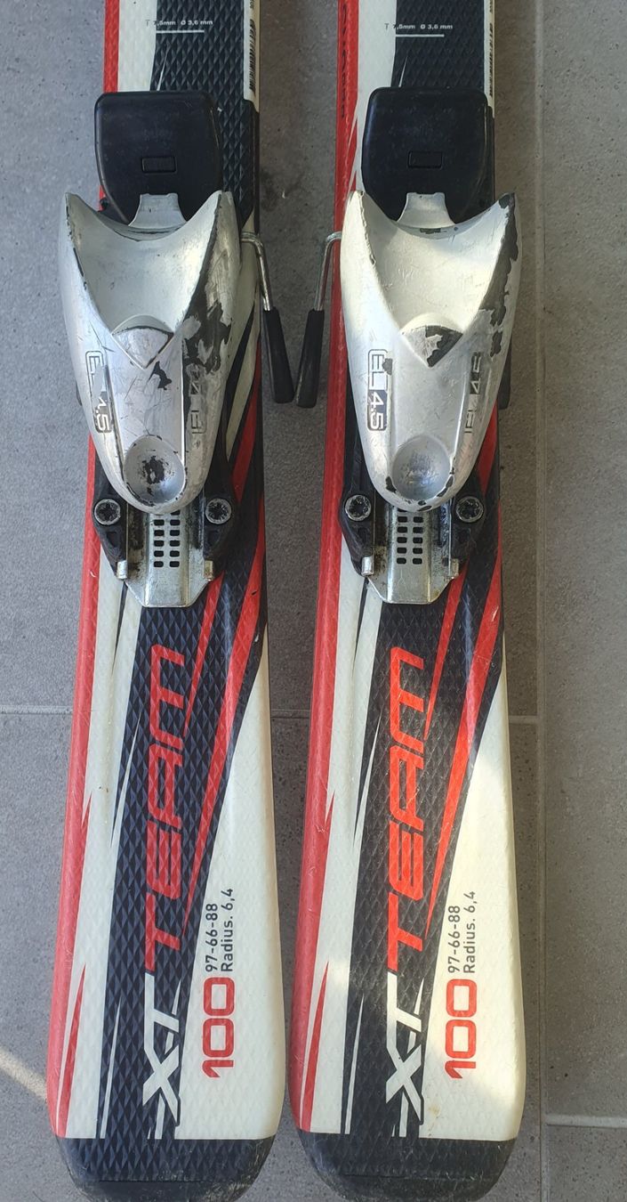 Sci: Kinder Ski Techno Pro XT TEAM , 100 cm  , ab Service – Usato da Oberuzwil venduto da SpiridonG 2