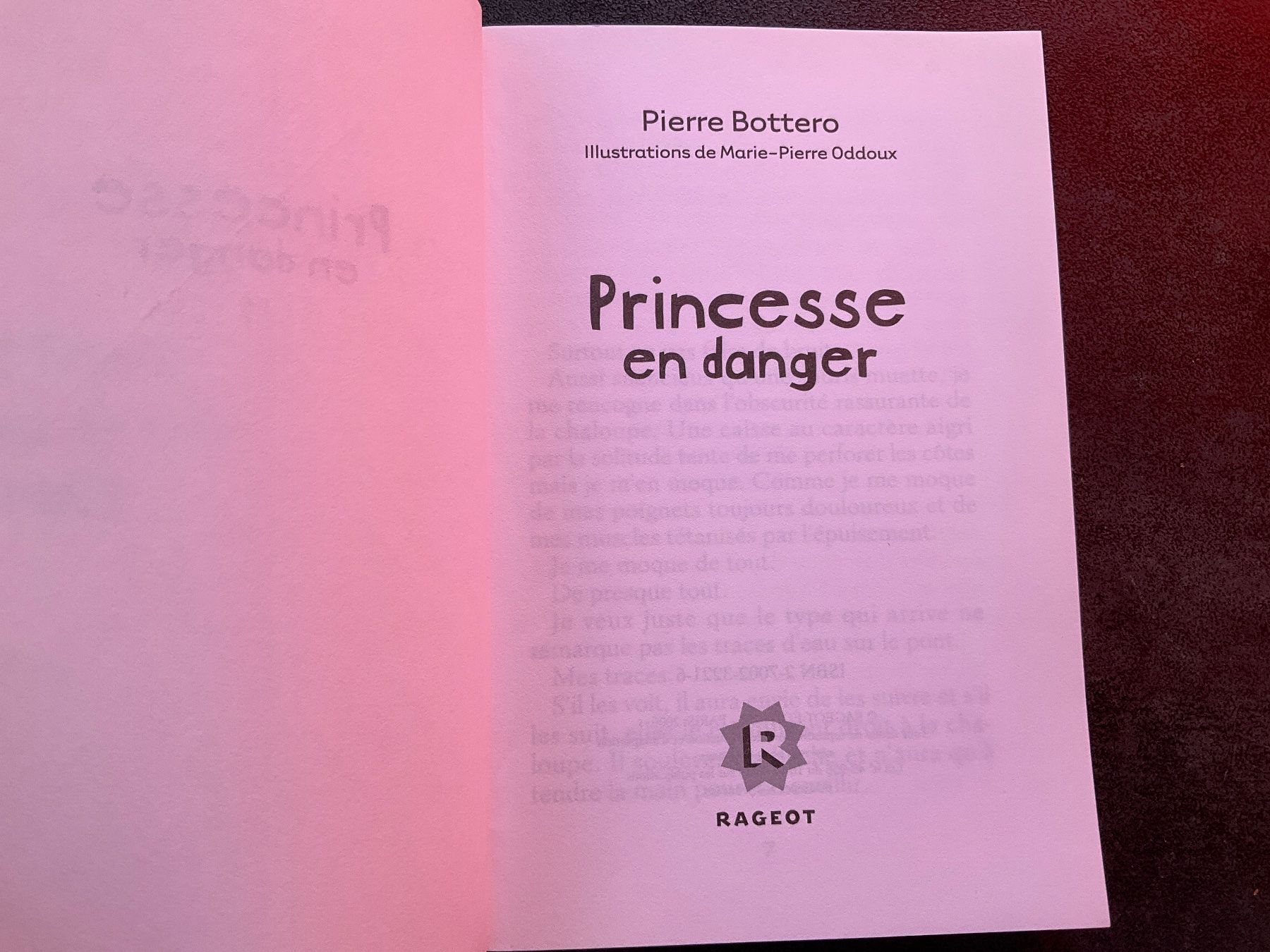 Libri: Livre "Princesse en danger" Pierre Bottero – Usato da Avenches venduto da Lactobacille 3