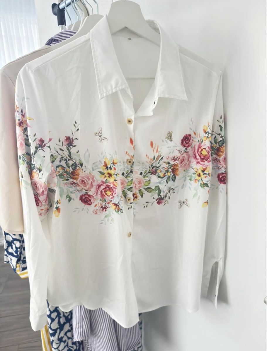 Camicette: Blumenhemd Grösse L/XL – Usato da Sins venduto da sum_lv6d