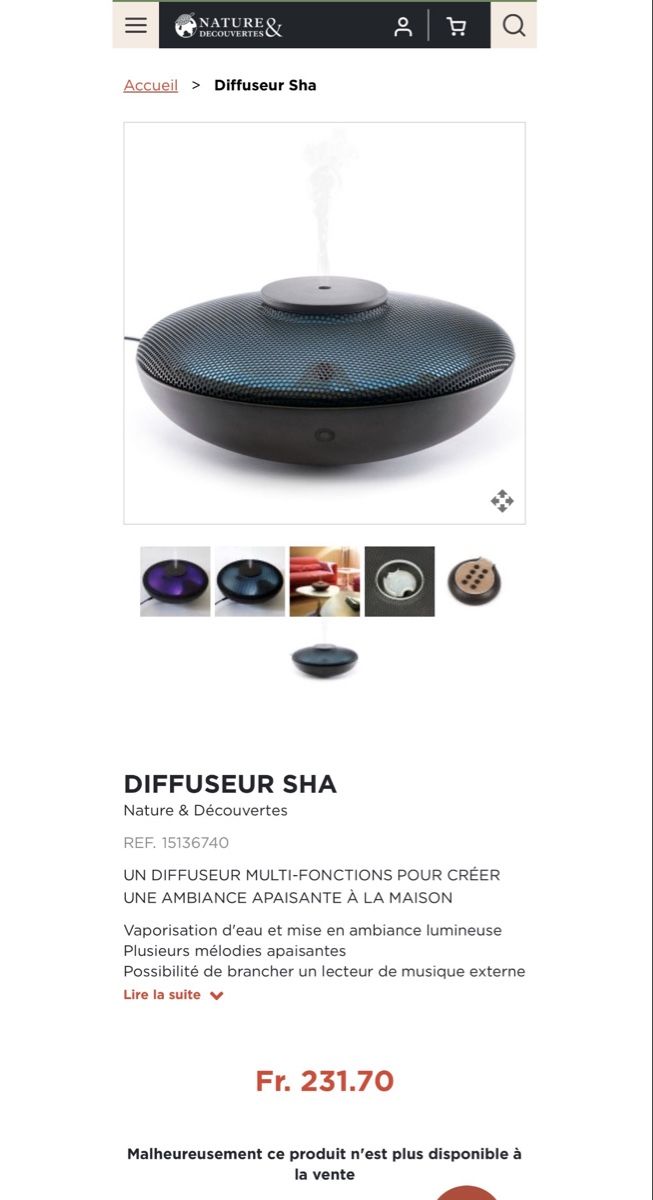 Duftöldiffusoren: Diffuseur de parfum d’ambiance design SHA – Gebraucht aus Fully von Gaga1990 9