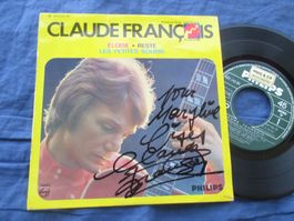 45t EP dédicacé par Claude François