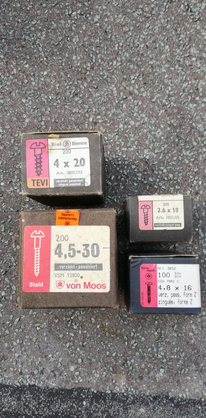 Tutti gli attrezzi: Viele Schrauben in OVPs ab 1Fr. – Nuovo (secondo la descrizione) da Thun venduto da Matthias72