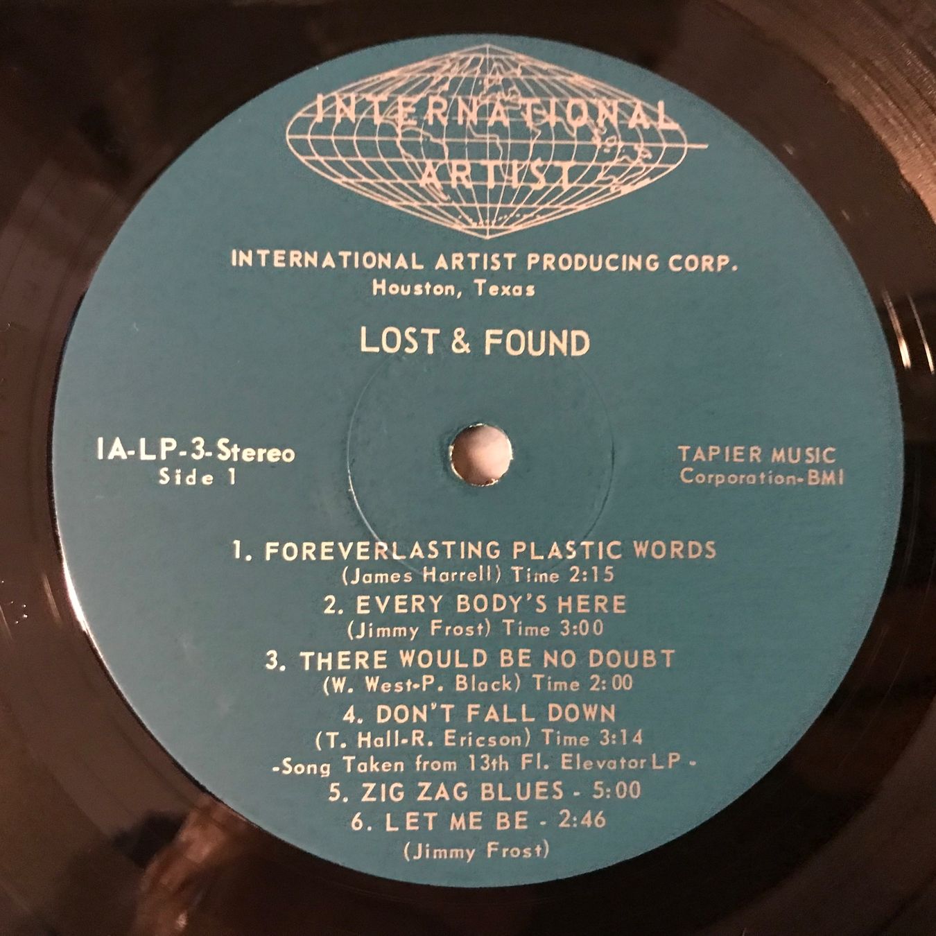 Dischi in vinile: Lost & Found - Forever Lasting Plastic Words – Usato da Aesch BL venduto da BlueMusicRecords 2