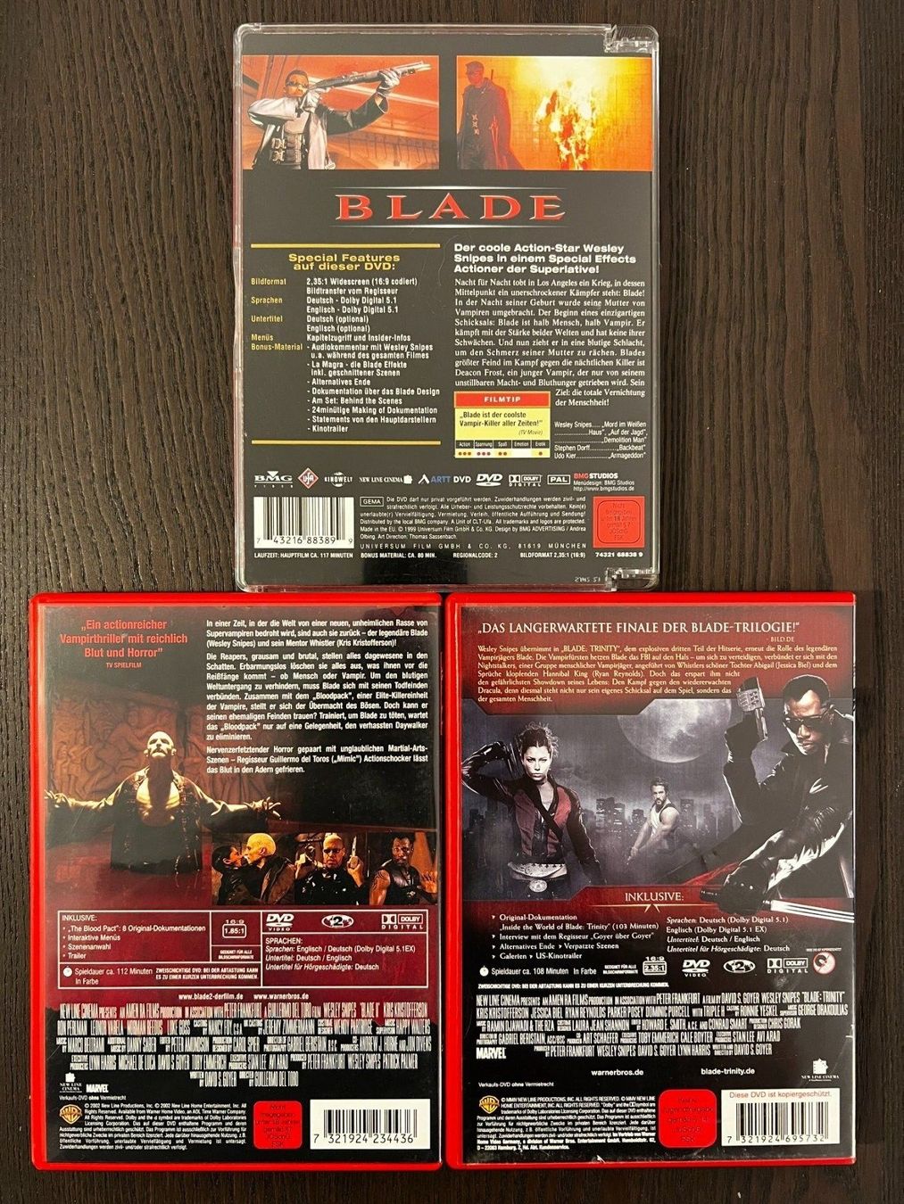 Tutti i DVDs: Blade Trilogy – Usato da Zürich venduto da FilmFreunde 1