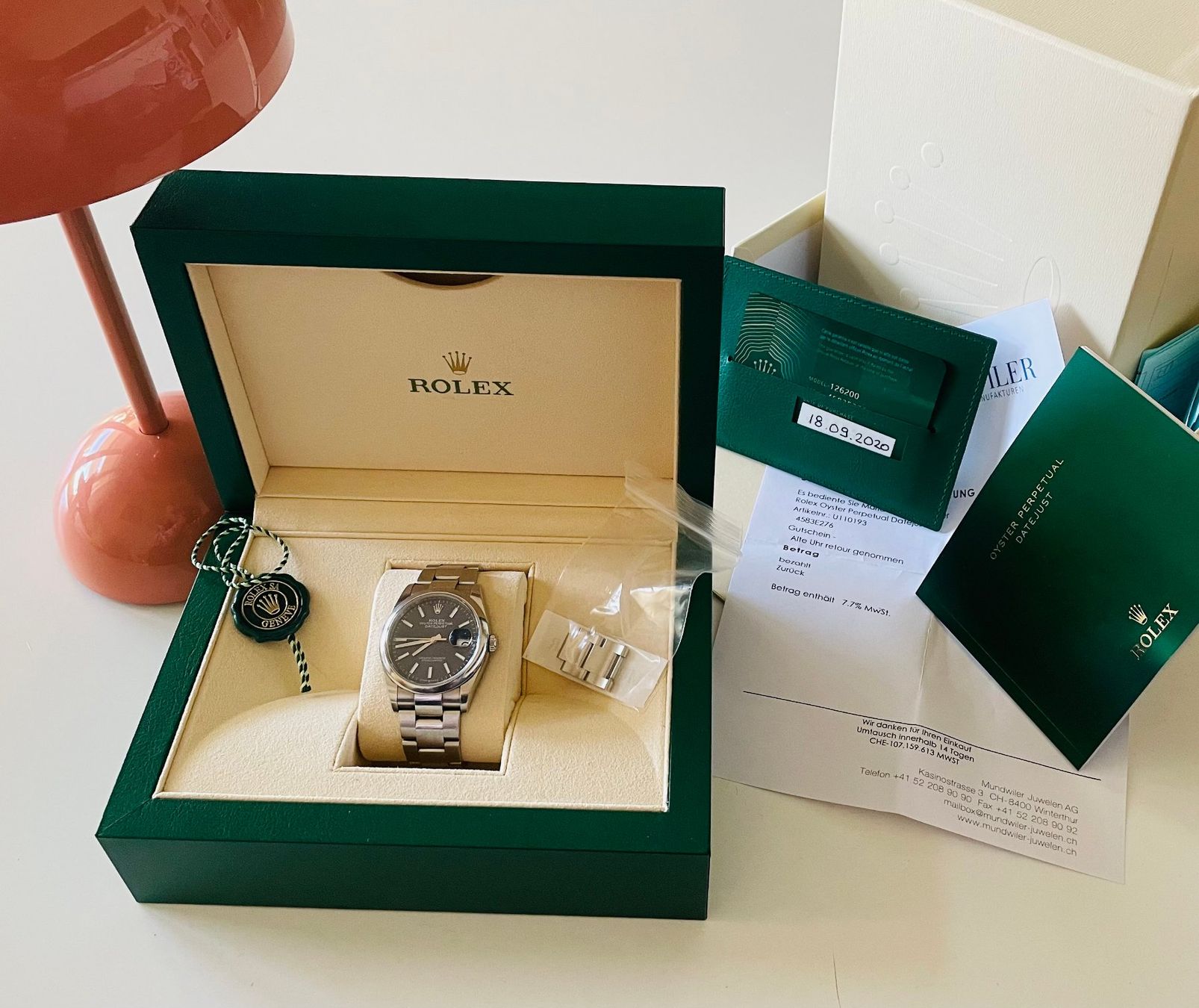 Rolex Orologi: Montre ROLEX Datejust 36, année 2020, Fullset – Usato da Etoy venduto da Airesun 1