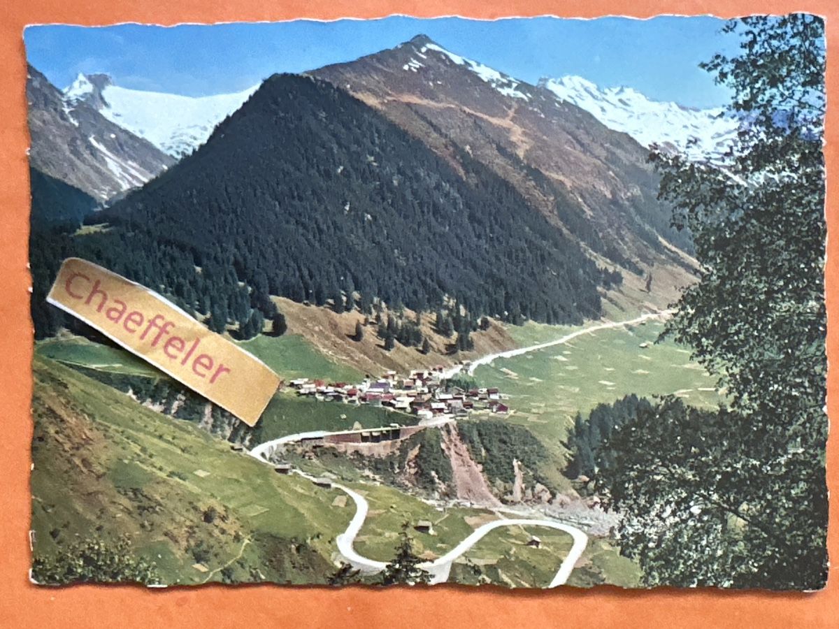 Cartes postales: C 1598 Curaglia mit Medelsergletscher  – D'occasion à Zürich par Chaeffeler