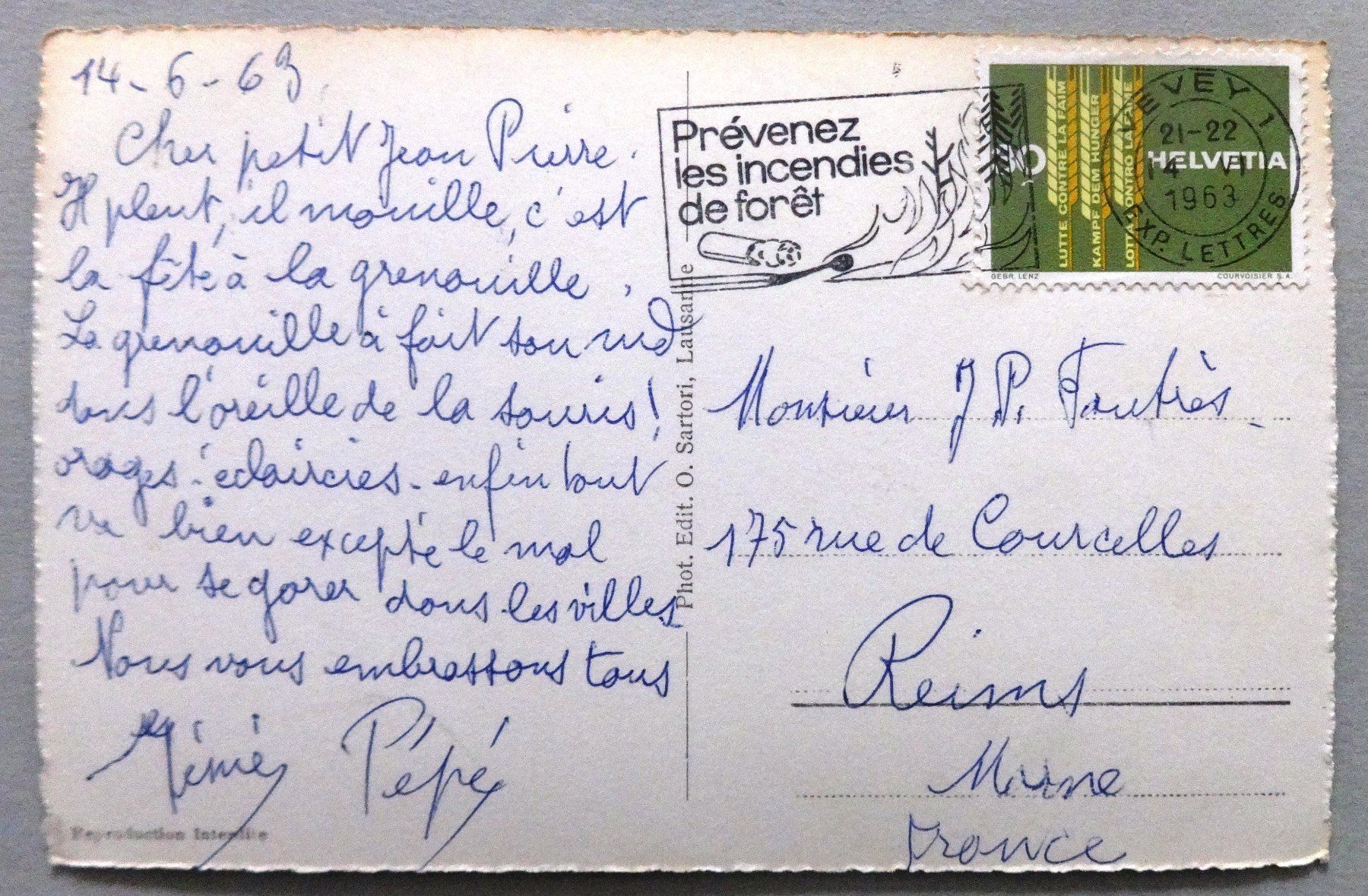 Cartes postales: Lac Léman – D'occasion à Fétigny par Billy2miny 1