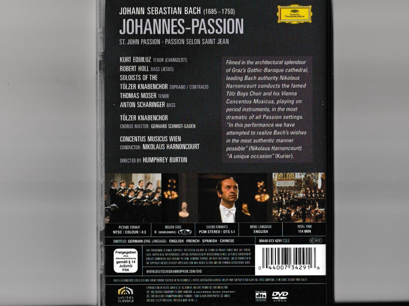Tutti i DVDs: Bach - Johannes-Passion – Usato da Chur venduto da zowie72 1