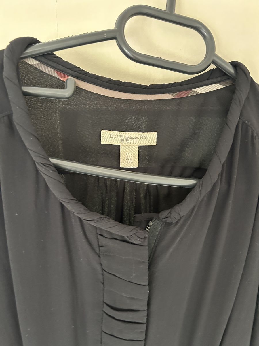 Burberry Vestiti: Burberry Brit Seiden Kleid Schwarz S – Usato da Zürich venduto da ell_v7k7 2