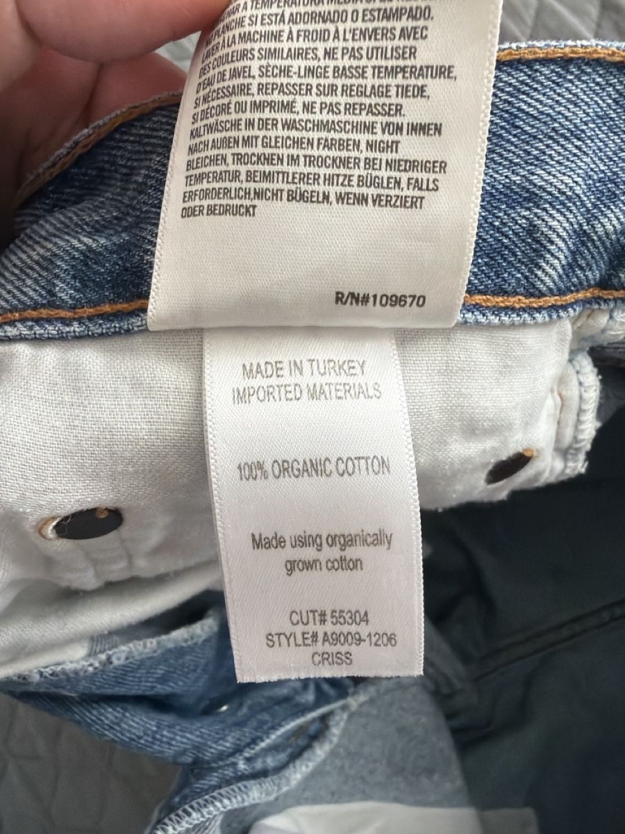 Agolde Jeans: AGOLDE Crisscross denim shorts – Usato da Dübendorf venduto da MariaS. 4