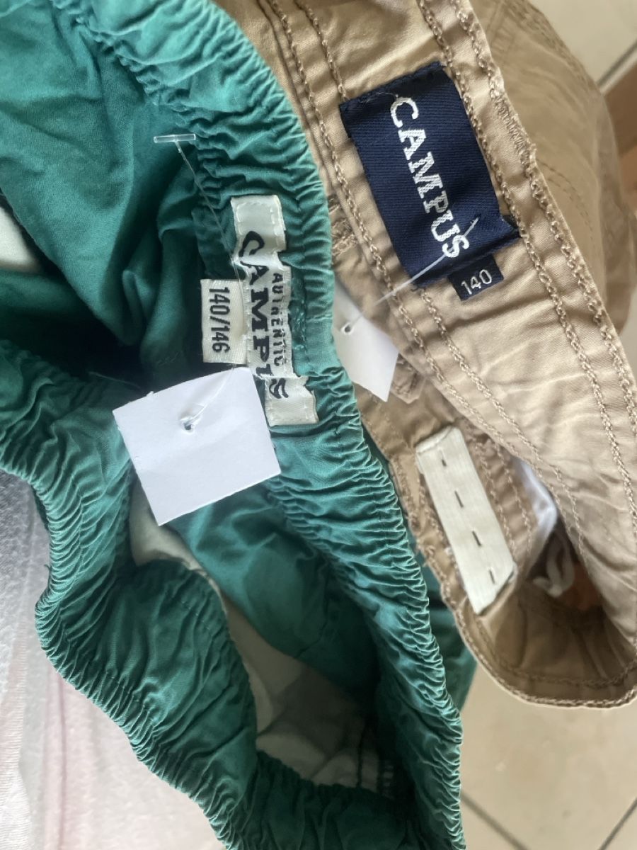 Pantaloni: 2 CAMPUS Bermuda/Shorts Jungen Gr. 140 – Usato da Obergerlafingen venduto da cabo4 2