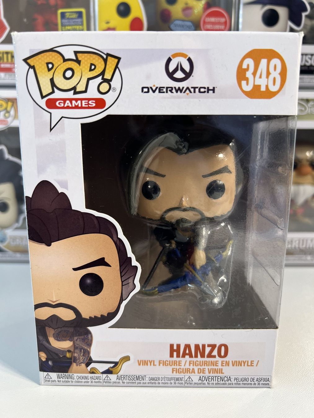 Funko Statuette: Funko POP! Games Overwatch Hanzo – Nuovo e nell'imballaggio originale da Le Mouret venduto da perfectbijou