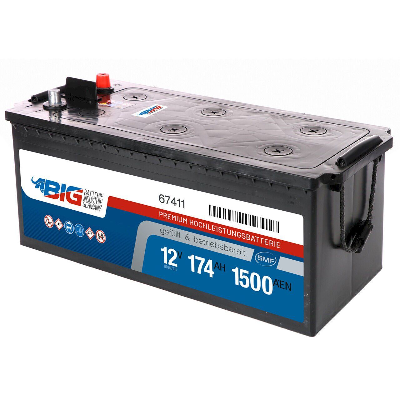 Batterie: BIG Premium 12V 174Ah Batterie – Nuovo e nell'imballaggio originale da Bottighofen venduto da zaap 1