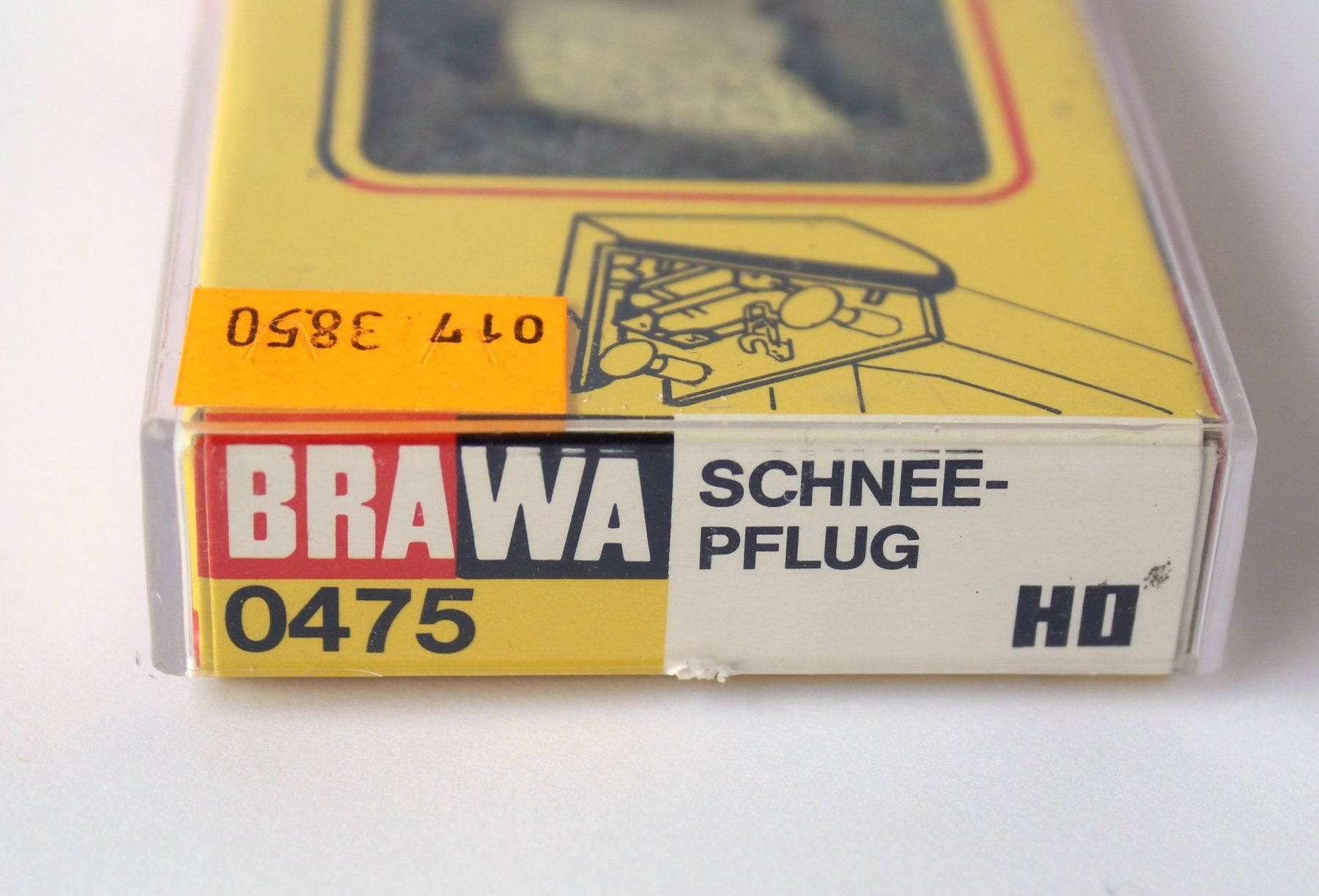 Brawa Modellini di ferrovie: Brawa H0 0475 Schneepflug-Bausatz MS Schleuderguss – Usato da Zürich venduto da Auctionata 4