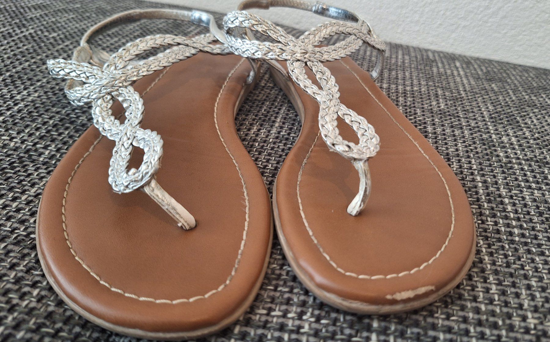 Graceland Scarpe da donna: Graceland Sandalen silber, Grösse 37 – Usato da Winterthur venduto da Simply_nm 1
