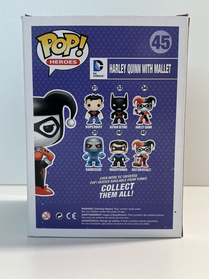 Funko Statuette: Funko POP! DC Comics Harley Quinn with Mallet (Version 2015) – Nuovo e nell'imballaggio originale da Le Mouret venduto da perfectbijou 2