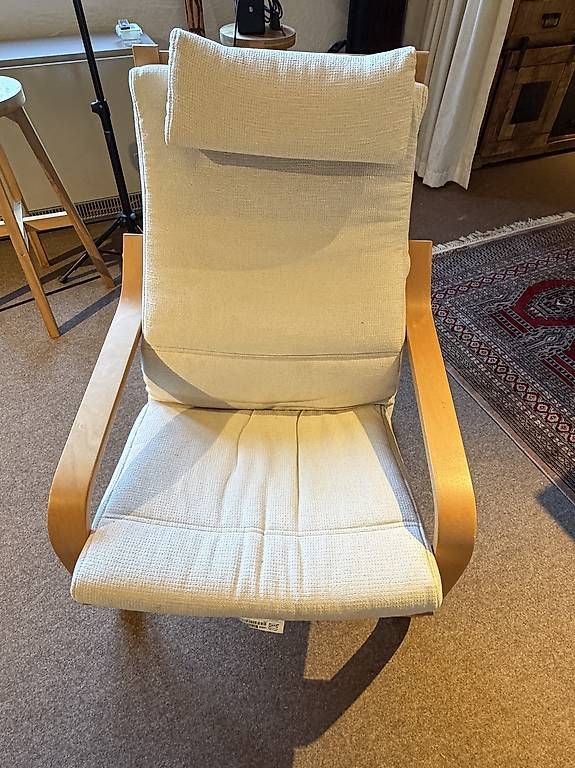 Fauteuils: IKEA Sessel Poäng Birkenholz, beige – D'occasion à Rüti ZH par Cudvain 1