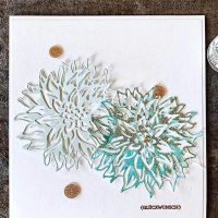 BEZAUBERNDE BLUME STANZSCHABLONE