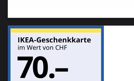 Ikea Gutscheine: Ikea Gutscheine CHF 125.- – Neu und originalverpackt aus Glarus von Sky039