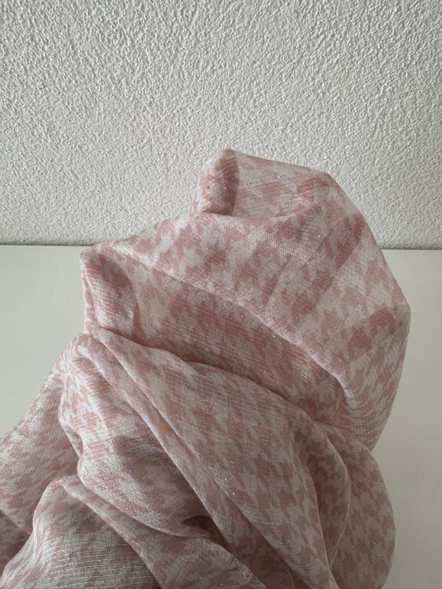 Foulard & Sciarpe: Schal mit Hahnentrittmuster, Rosa-Weiss – Nuovo (secondo la descrizione) da Sulgen venduto da a_fonsi 1