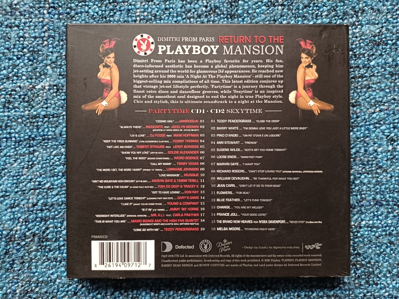 CD: Dimitri from Paris "Return to the playboy mansion" CDx2 – Usato da Begnins venduto da Drastic-Sound 1