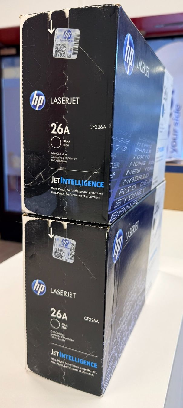 Hewlett Packard Cartucce per stampanti & toner: 2pz TONER ORIGINALE HP 26A - CF226A – Nuovo e nell'imballaggio originale da Bellinzona venduto da Ario13 1