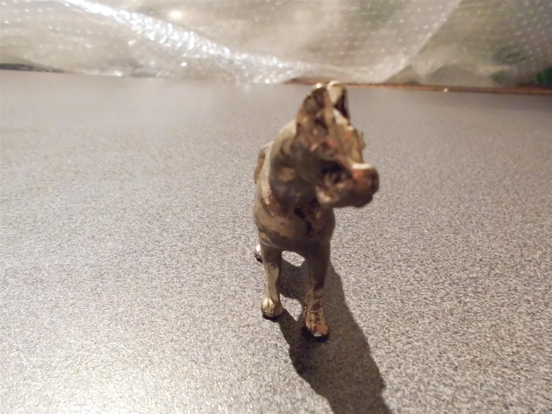 Statuette: Hund, Metall, schwer – Usato da Zürich venduto da abraxas1291 1