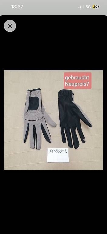 Guanti & manicotti: Reithandschuhe Steeds Grösse L – Usato da Rumlikon venduto da Naoona
