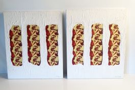 Originalbilder von De Boga / Vreni Zumbühl Akt abstrackt