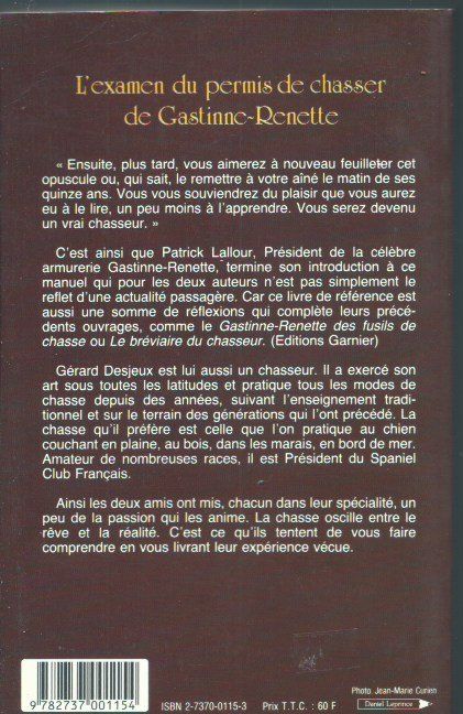 L Examen Du Permis De Chasser De Gastinne Renette Kaufen Auf Ricardo
