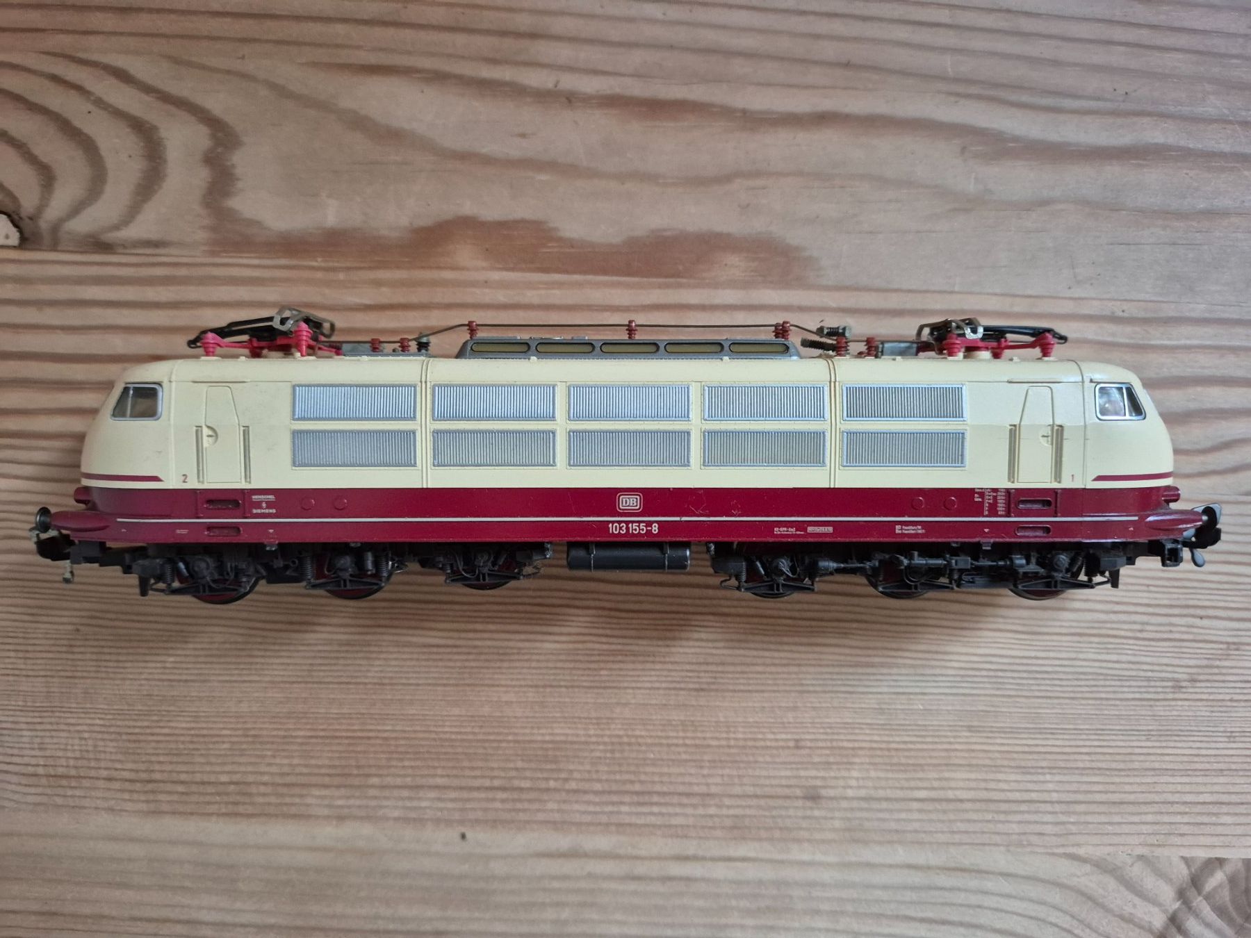 Fleischmann Trains électriques: DB, E-Lok 103 155 8, Fleischmann, DC, analog (Mb 505) – D'occasion à Boppelsen par juerg99 4
