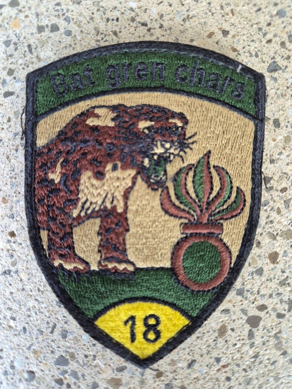 Schweizer Armee Placchette & Badge: *** Badge Panzergrenadier 18 mit klett *** – Nuovo (secondo la descrizione) da Riedholz venduto da fr_sIruP