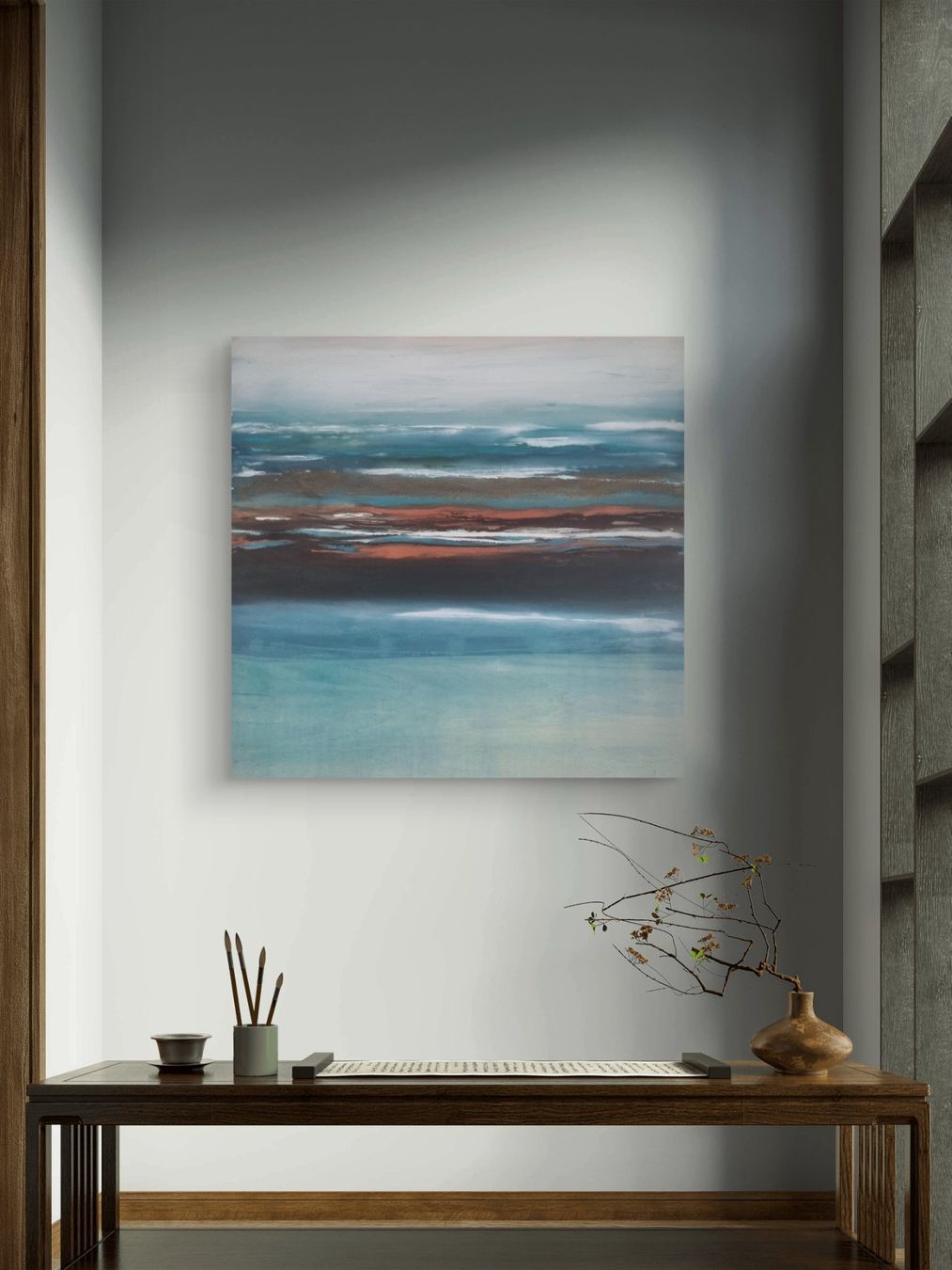 Gemälde: Originales abstraktes Bild 80x80x3cm – Neu (gemäss Beschreibung) aus Urdorf von Contra8