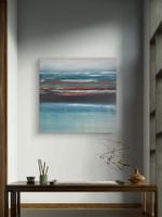 Originales abstraktes Bild 80x80x3cm