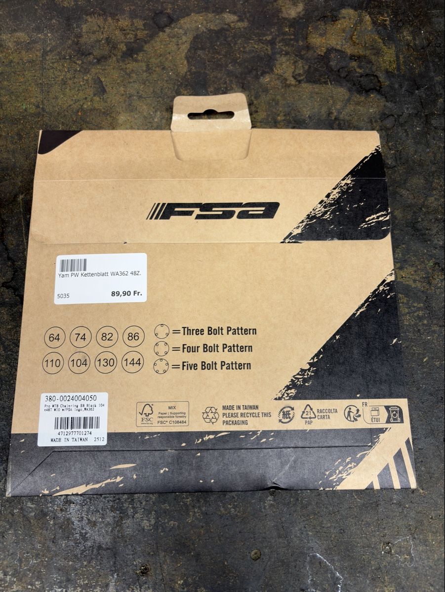 Pezzi di ricambio: FSA 48t chainring 10speed – Nuovo e nell'imballaggio originale da Nyon venduto da tor_6gr5 3