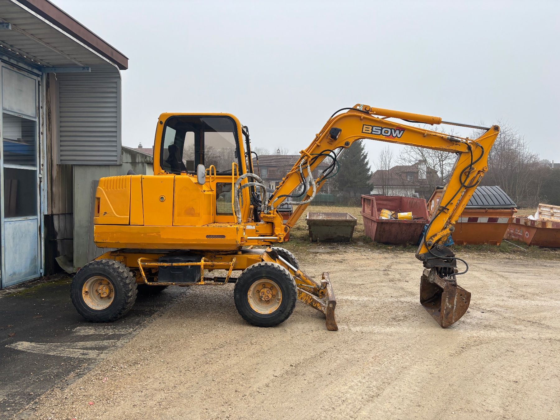 Yanmar Escavatori: Bagger Yanmar 5,5t / Radbagger / Pneubagger / Mobilbagger – Usato da Courgevaux venduto da Querly 3
