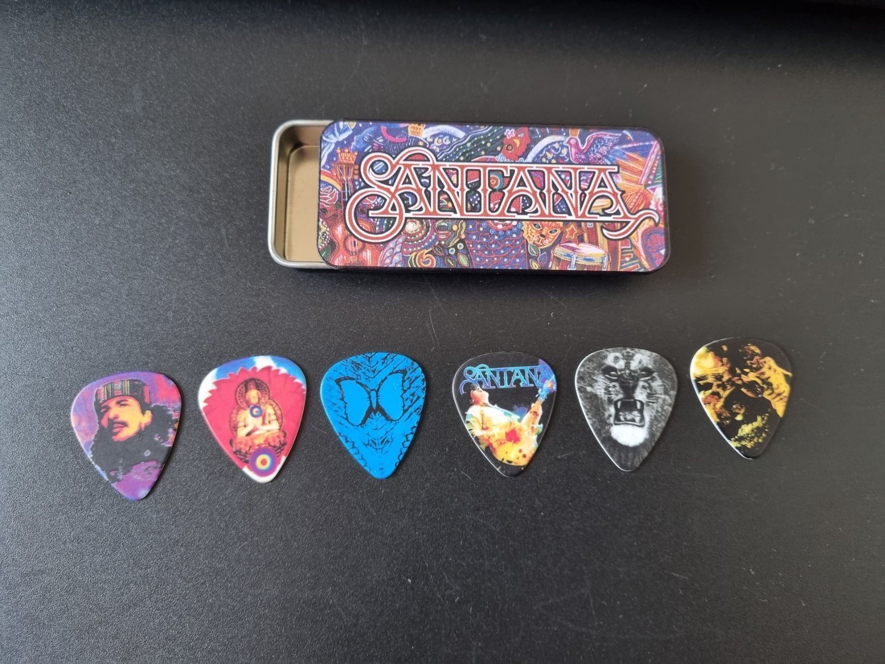 Gonne: Santana Plektren Box, Rock Santana – Usato da Winterthur venduto da Belzarek 1