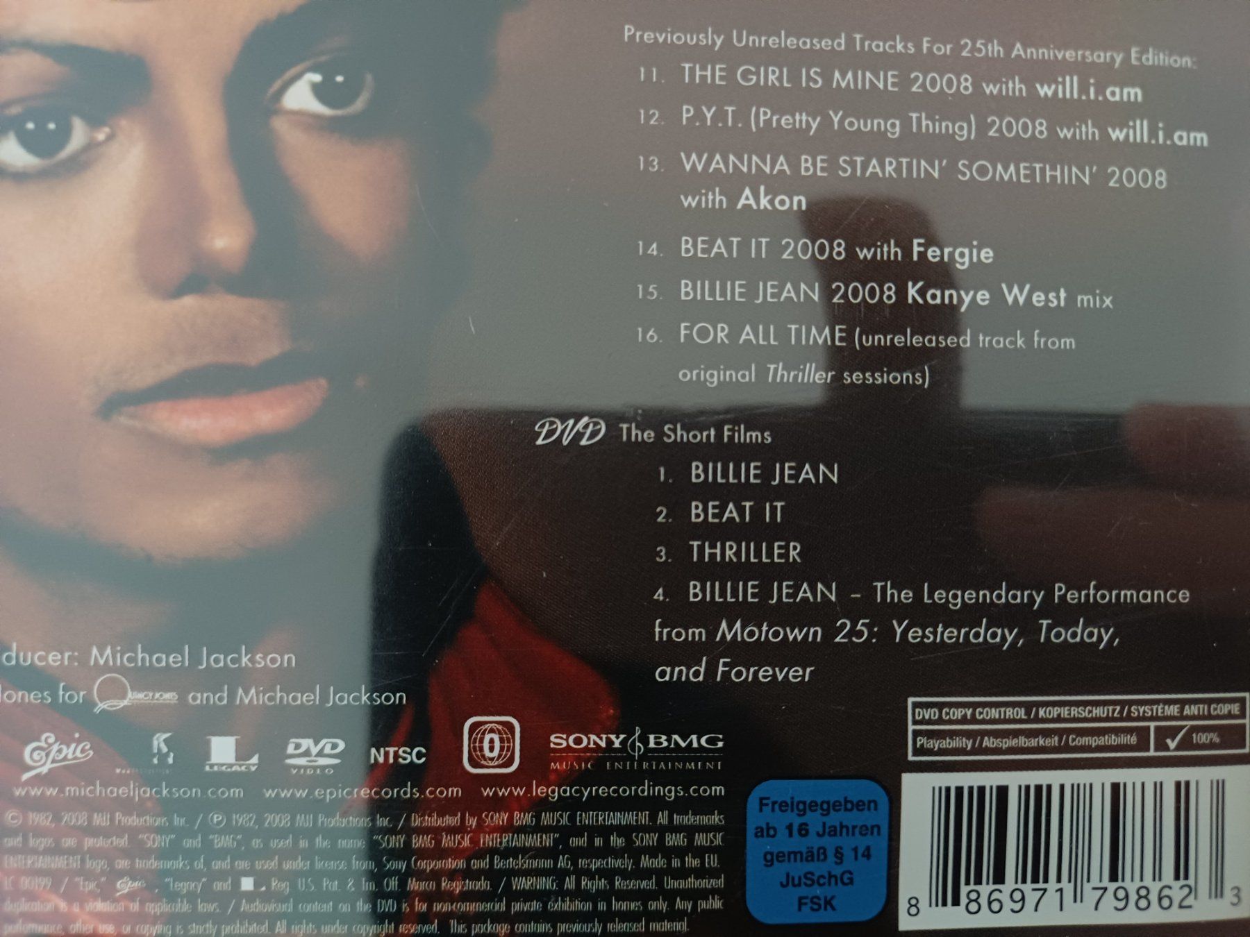 CD: Michael Jackson Thriller  - 25th Anniver. Ed. (CD/DVD) – Usato da Jona venduto da Rreto71 5