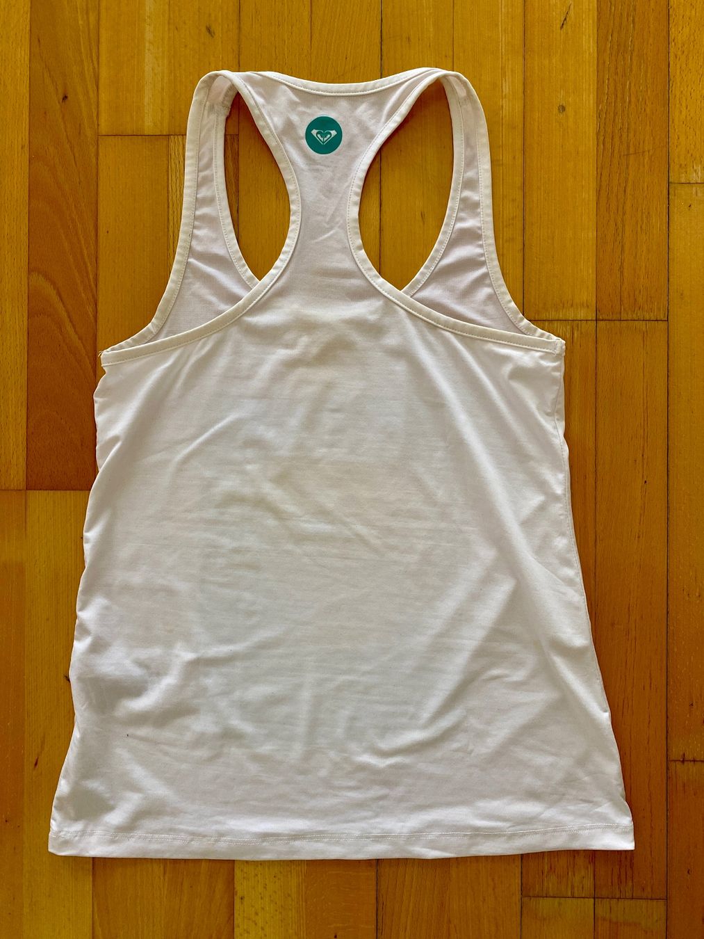 Roxy Top: Roxy Tanktop, Weiss, Palmen, Grösse S – Usato da Thalwil venduto da rozzan 3