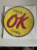 OK Cars Schild Retro Automobil Blechschild Neu