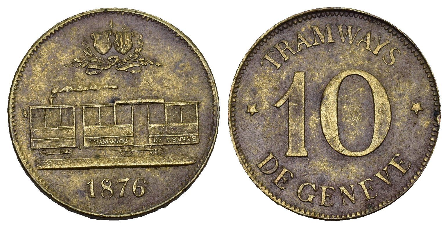 Medaglie: Genf 1876 – Usato da Bern venduto da numismatictops