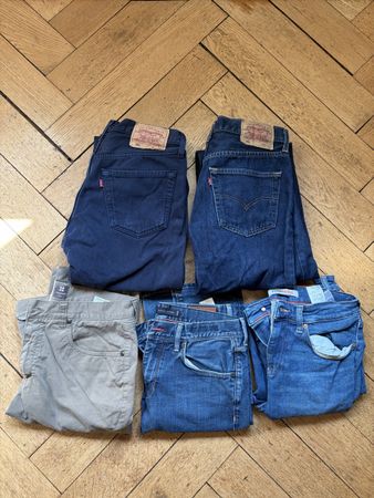 5 x Herren Jeans 31/34 u. 30/34 Levi’s Tommy Hilfiger Hosen