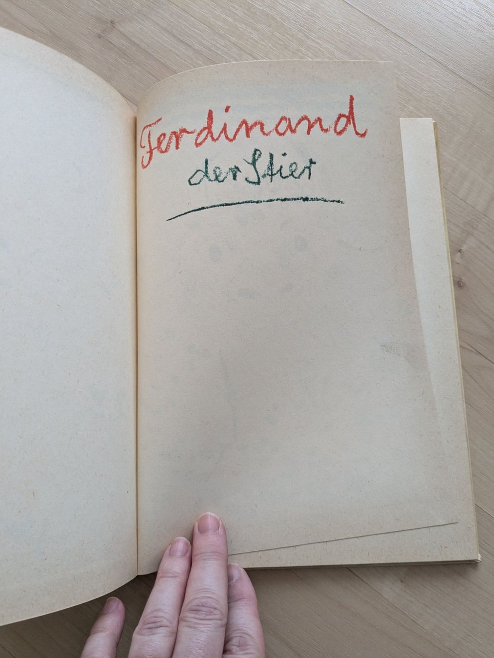 Livres: Ferdinand der Stier - Munro Leaf – D'occasion à Wohlen AG par merkur0300 6