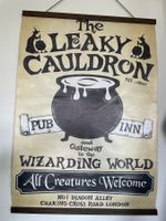 Trio Harry Potter Wandkunst im Vintage-Filmplakat-Stil!