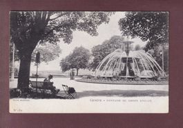 GENEVE - Jardin anglais - Fontaine