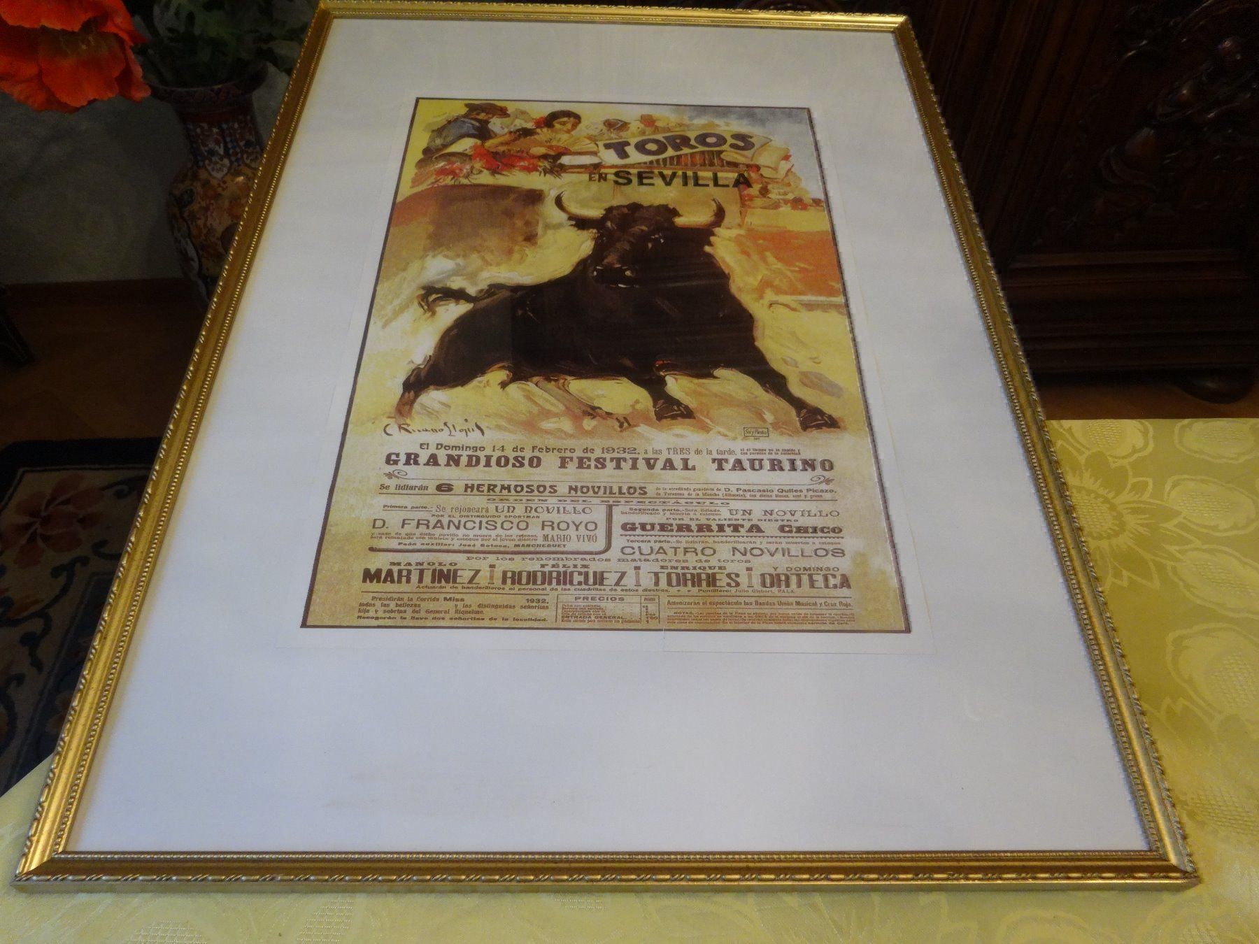 Posters & Illustrations: Affiche toros en Sevilla 1932 – D'occasion à Biel/Bienne par milamila02 1